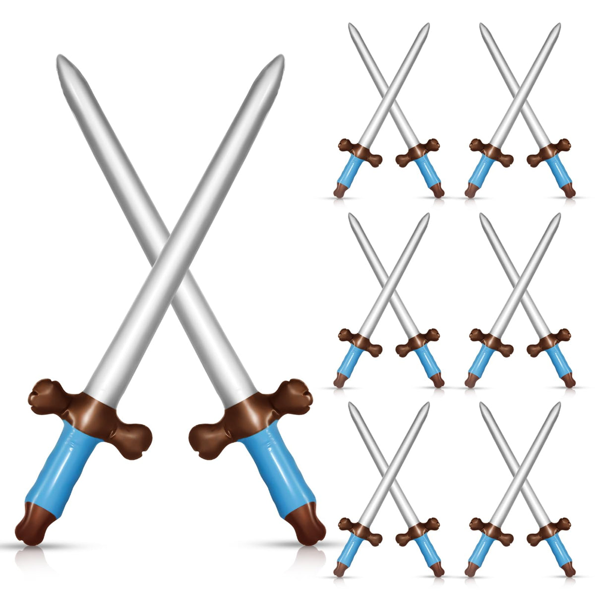CANIPHA inflatable pirate swords 24in ready as bold party props.