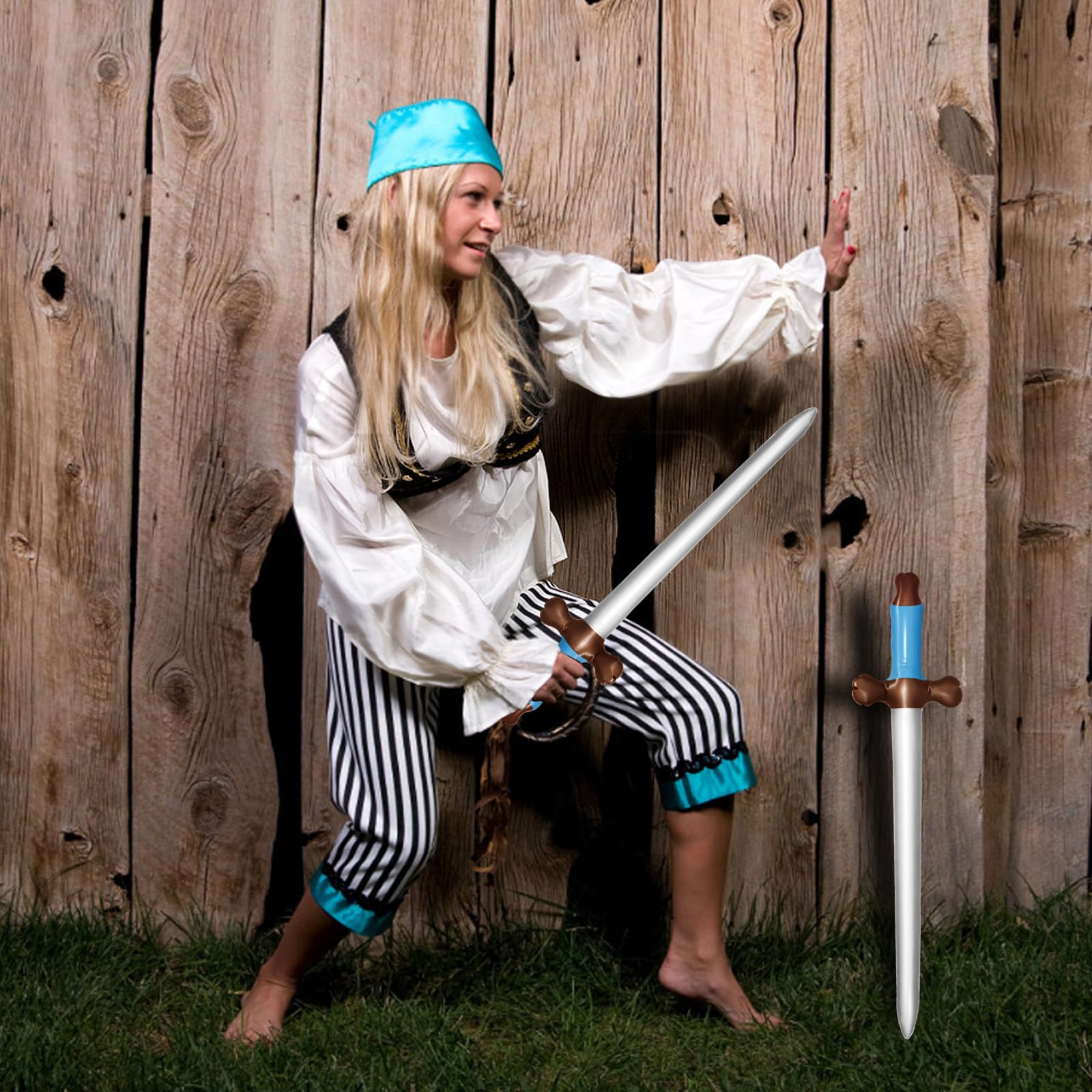 CANIPHA inflatable swords pack ideal for birthdays and Halloween.