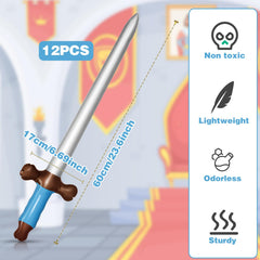 CANIPHA inflatable pirate swords provide easy setup for decor.