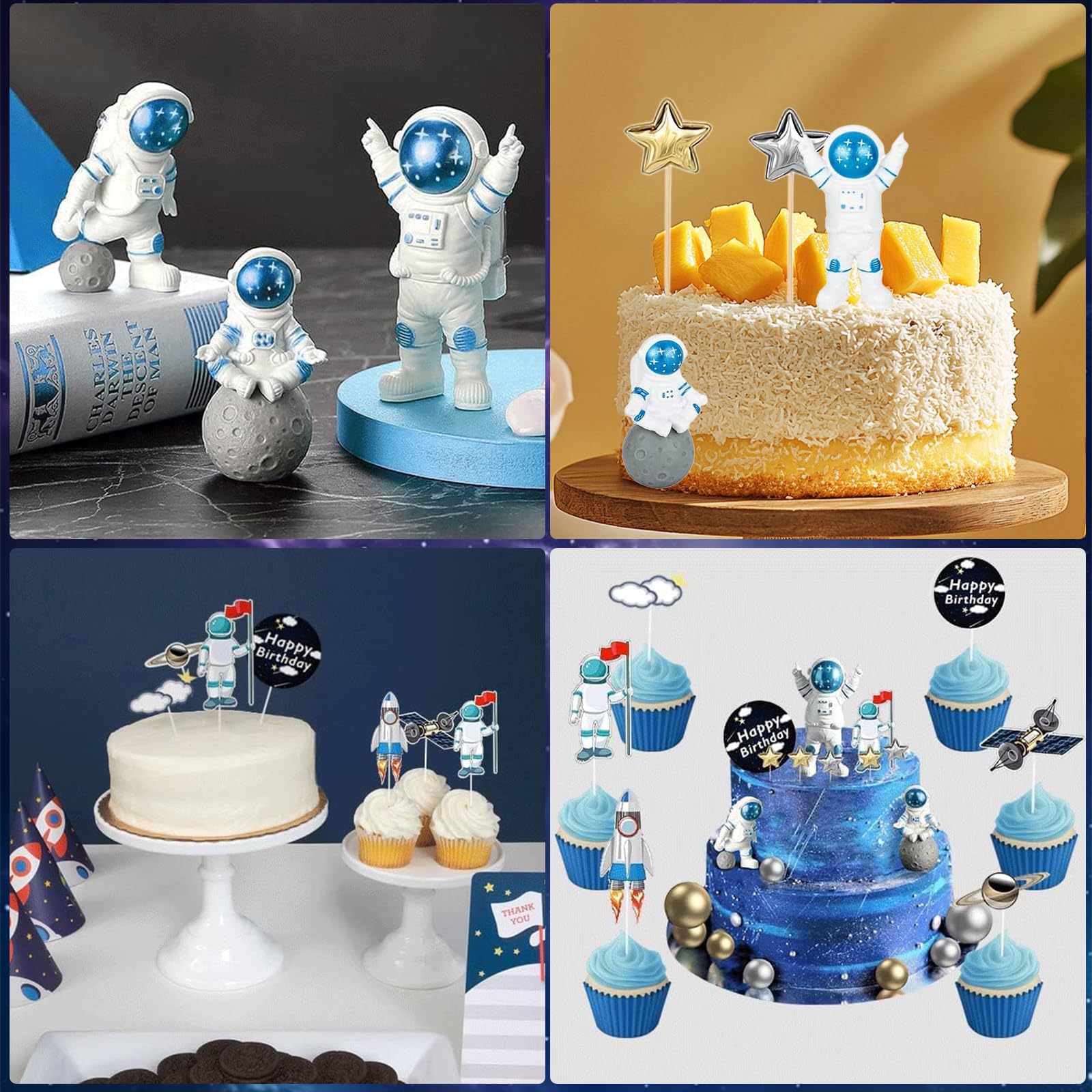 CANIPHA space toppers double as room decor or photo props after the party.