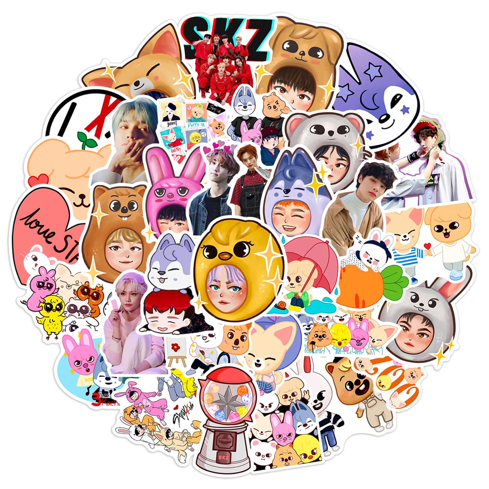 Cannity stray kids stickers on a laptop adding personality with residue-free application