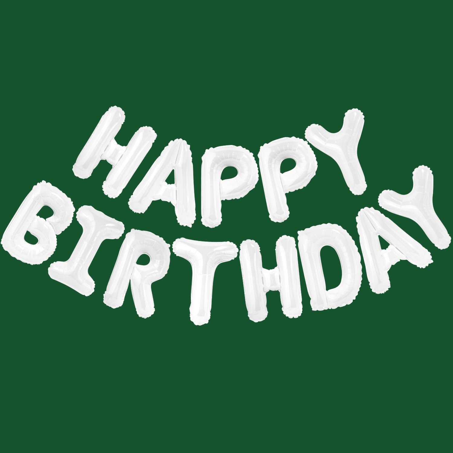 CANREVEL birthday banner letters assembled for a crisp 16-inch display and photo-ready backdrop