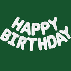 CANREVEL birthday banner letters assembled for a crisp 16-inch display and photo-ready backdrop