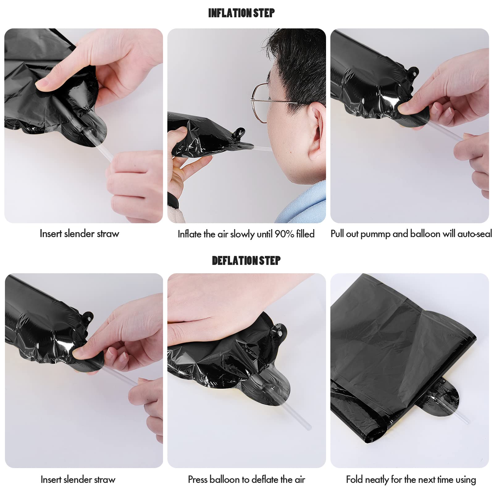 CANREVEL black five point star 10in creates stylish contrast