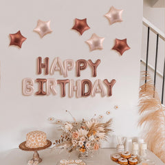 CANREVEL Happy Birthday sign hanging on wall for celebrations.
