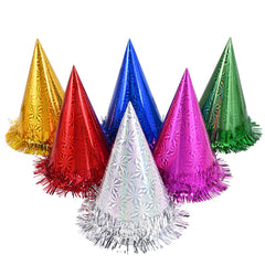 CANREVEL holographic party hat adds sparkle to adult birthdays