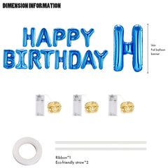 CANREVEL LED string lights highlight the birthday sign for wall or ceiling decor