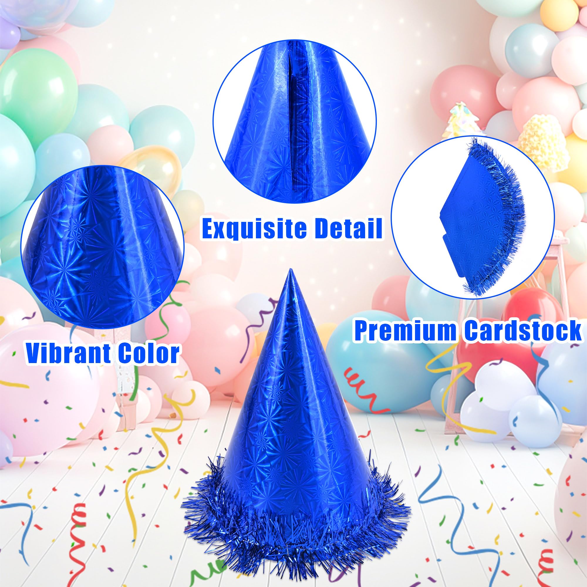 CANREVEL party hats suit most adults with adjustable elastic strings