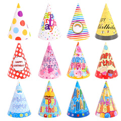 CANREVEL party hats with assorted designs for festive photos.