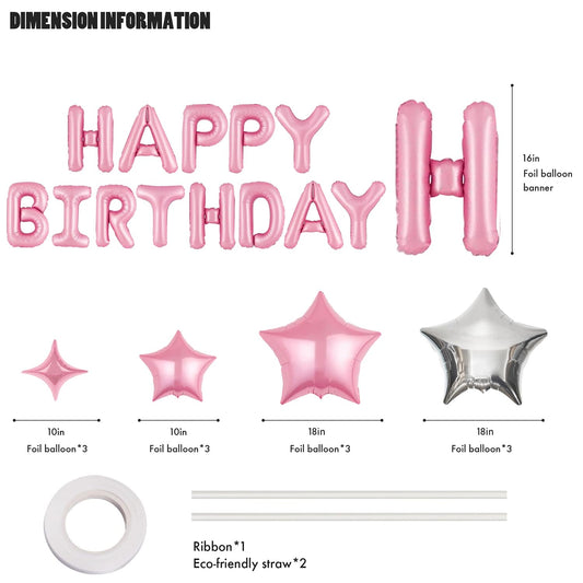 CANREVEL pink four-point star 10in decorates walls with sparkle.