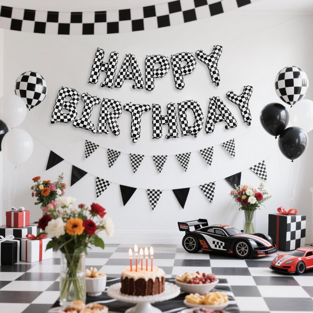 CANREVEL racing car banner adds fast-paced vibe to celebration