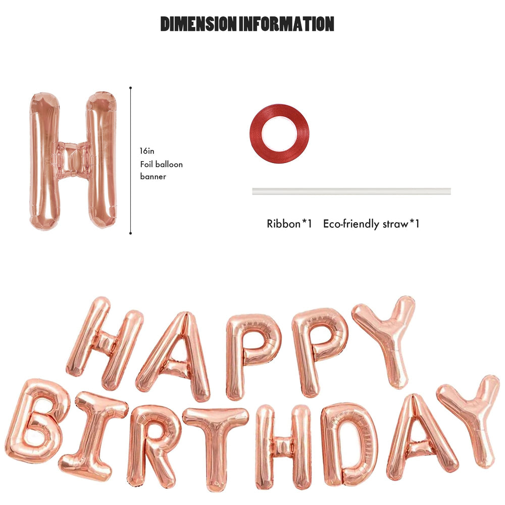 CANREVEL rose gold foil balloons highlight a shiny focal point for celebrations