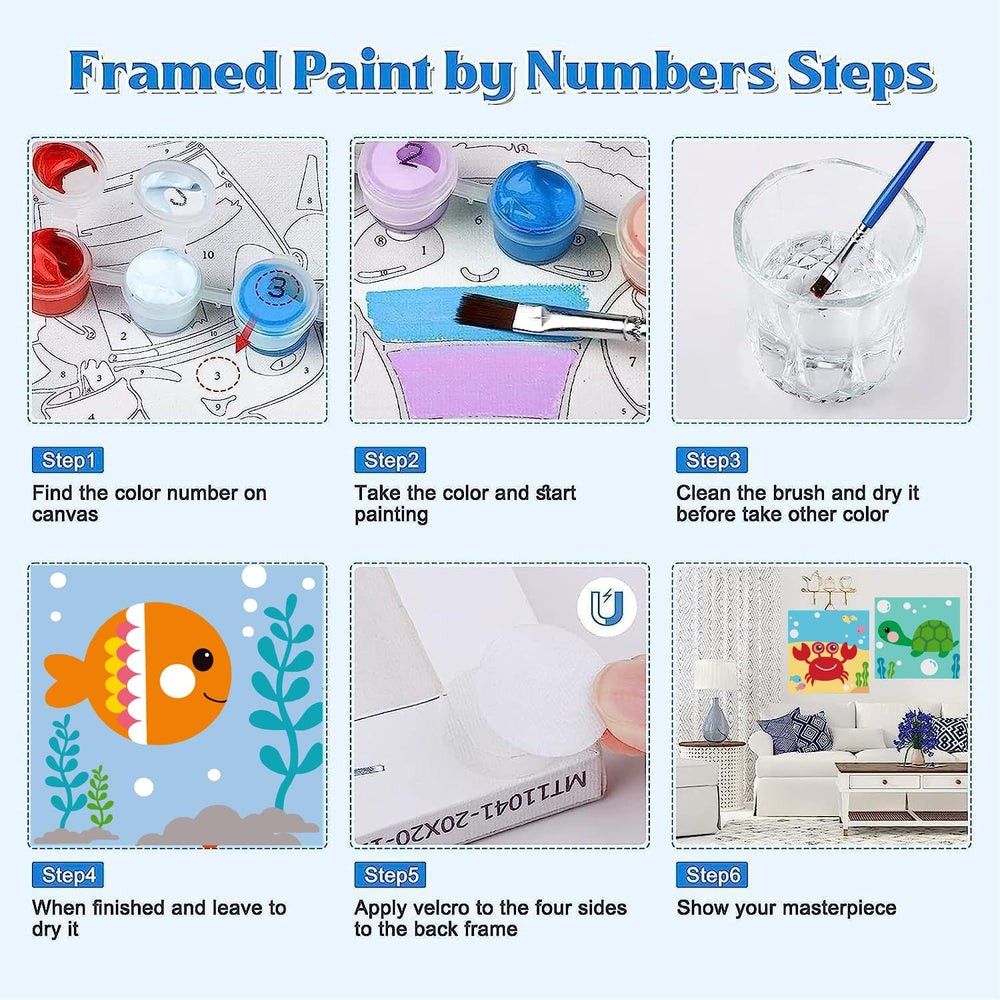 Canrichshop durable linen canvas supports long-lasting art projects for kids