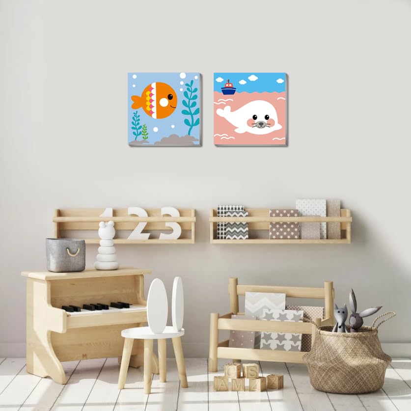 Canrichshop kids paint-by-numbers tools and paints included for convenient setup