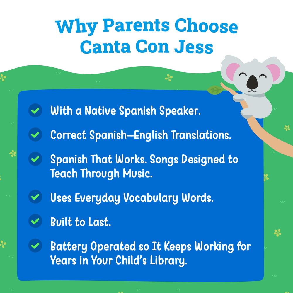 Canta Con Jess durable board pages designed for little hands and repeated use.