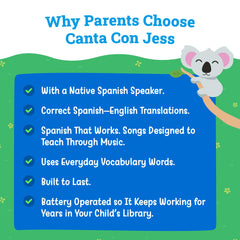 Canta Con Jess durable board pages designed for little hands and repeated use.