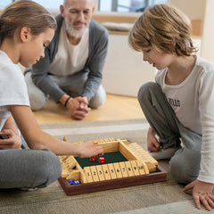 Canyave Shut The Box durable wooden construction for lasting use.
