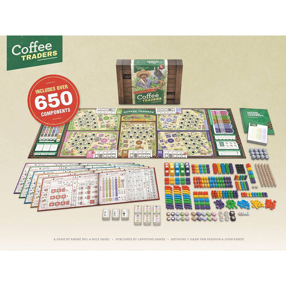 Capstone Coffee Traders coins and tokens speed market transactions in play
