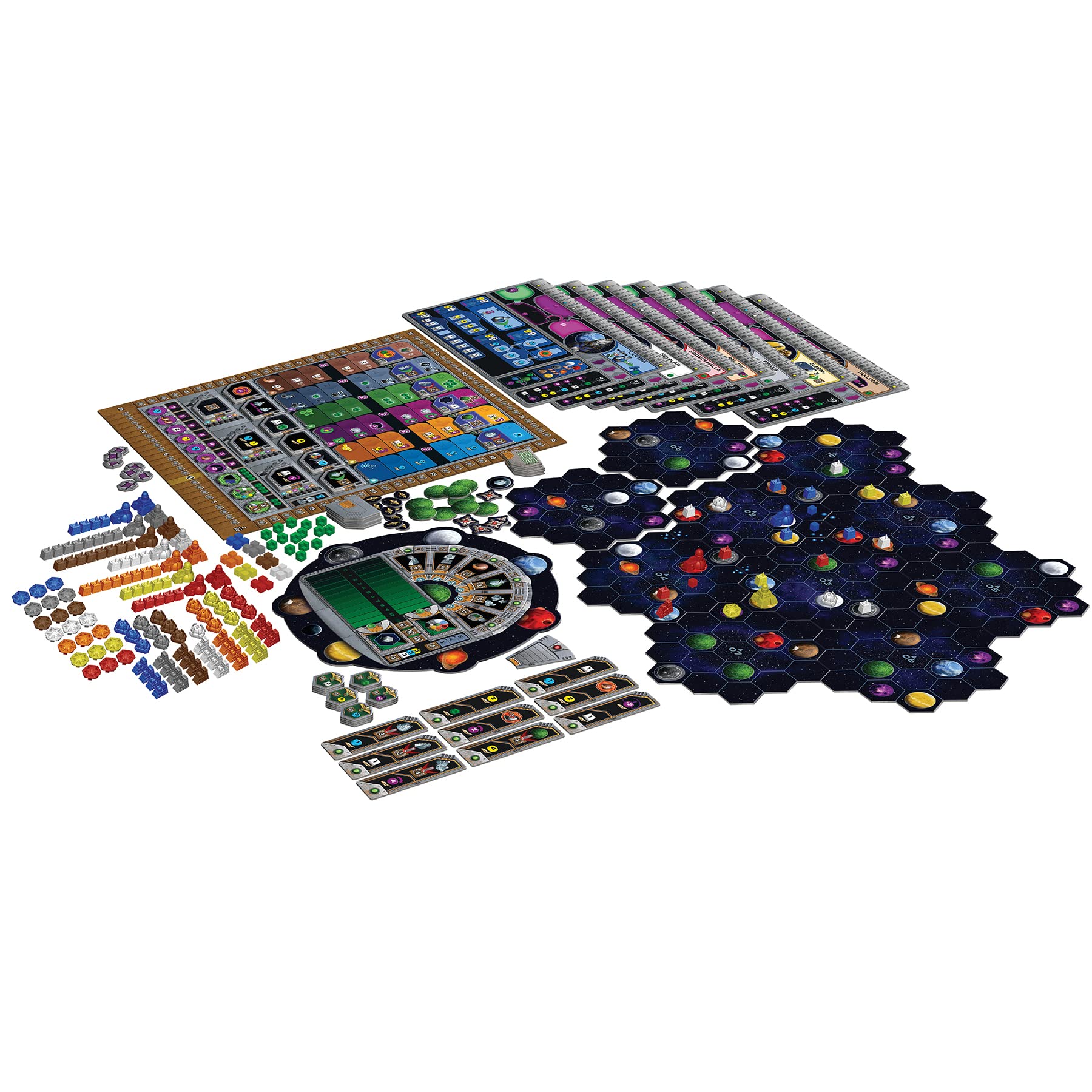 Capstone Gaia Project faction miniatures with detailed figures for gameplay