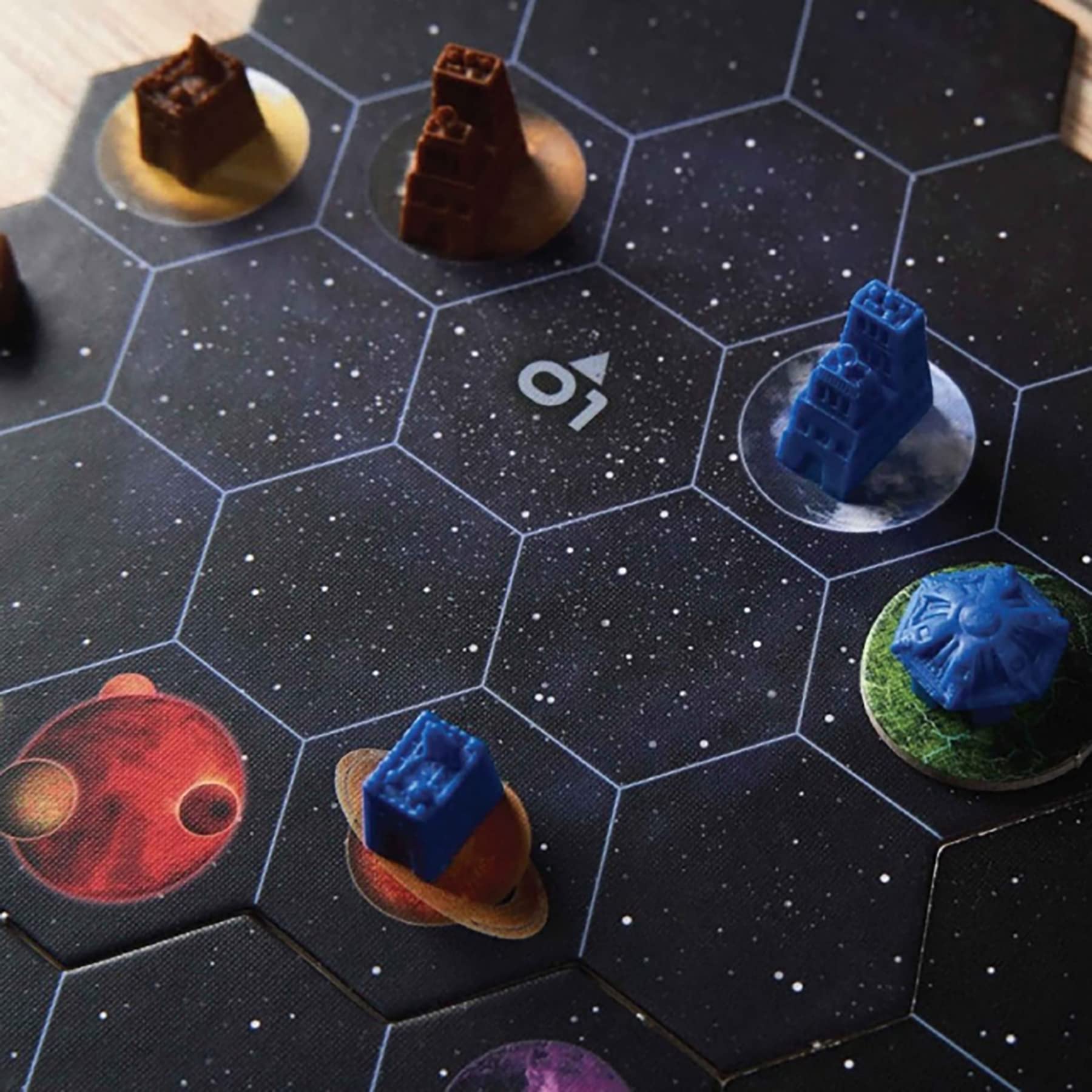 Capstone Gaia Project planetary map for planning space expansion