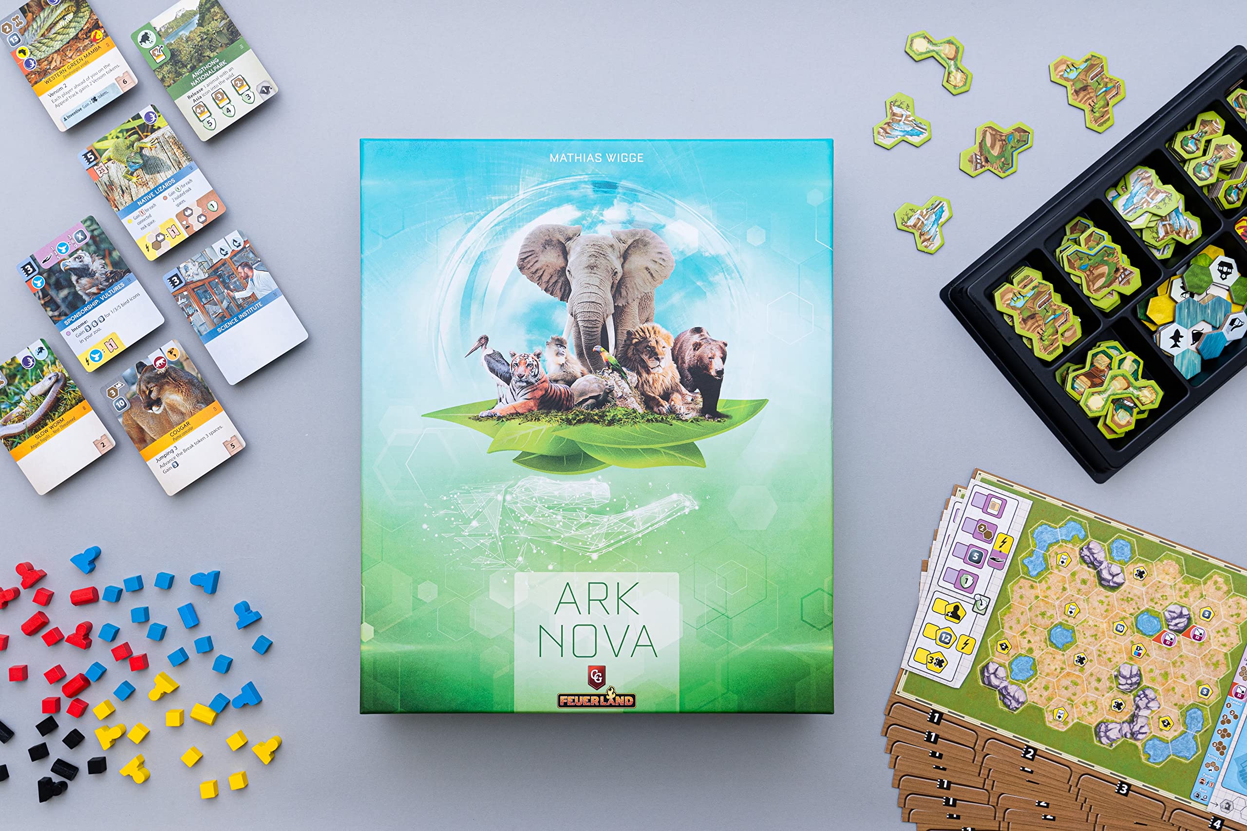 Capstone Games Ark Nova hand management enables efficient turns and sequencing