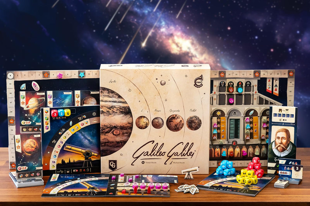 Capstone Games Galileo Galilei space map for strategic planning and discovery