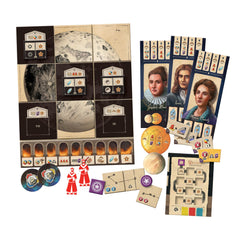 Capstone Games Galileo Galilei Luna Grand Inquisitors depict negotiation and high-reward decisions.