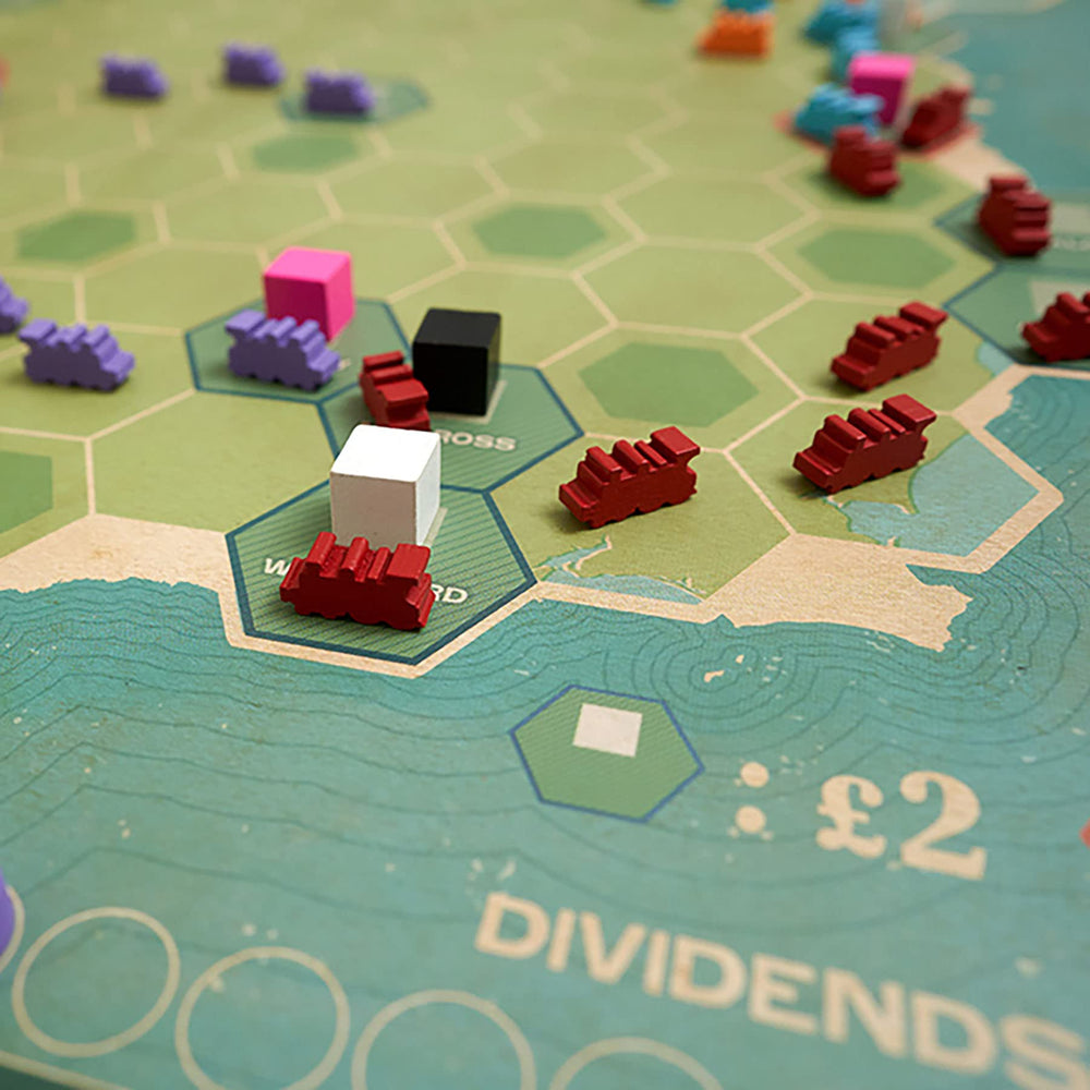 Capstone Games Irish Gauge dividend markers used during revenue decisions.