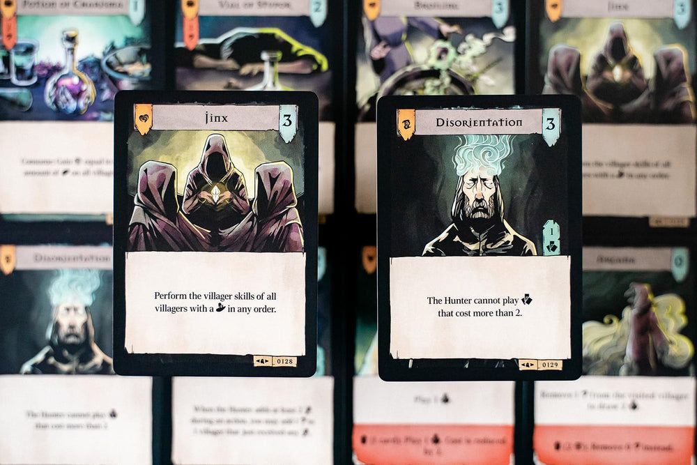 Capstone Games Pagan card-game components show compact setup and quality pieces.