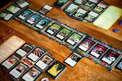 Capstone Games Pagan villager card introduces suspects for careful deduction.