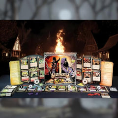 Capstone Games Pagan Hunter card captures investigation tools for deduction.