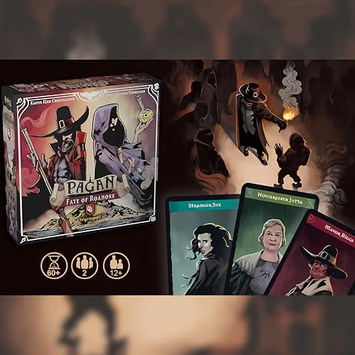Capstone Games Pagan ritual-board guides the Witch's objective during play.