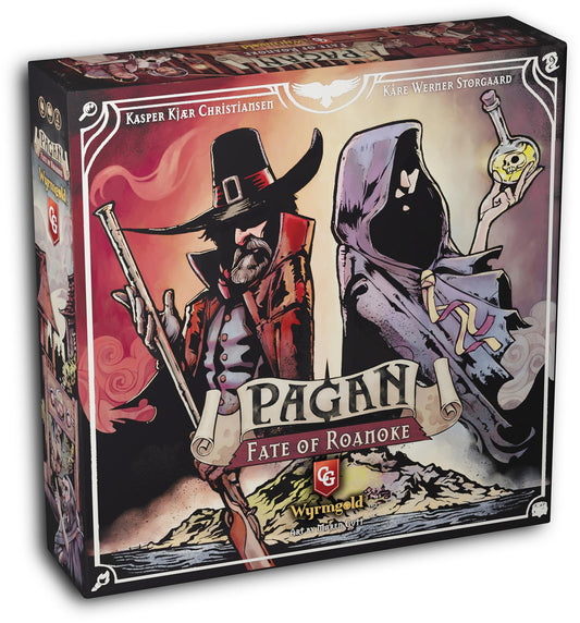 Capstone Games Pagan Witch card with ritual cues enabling strategic play.