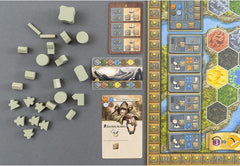Two double-sided Terra Mystica game boards for varied setups