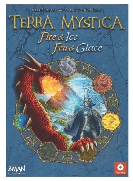 Capstone Games Terra Mystica Fire and Ice main board showcases new factions and terrain options.