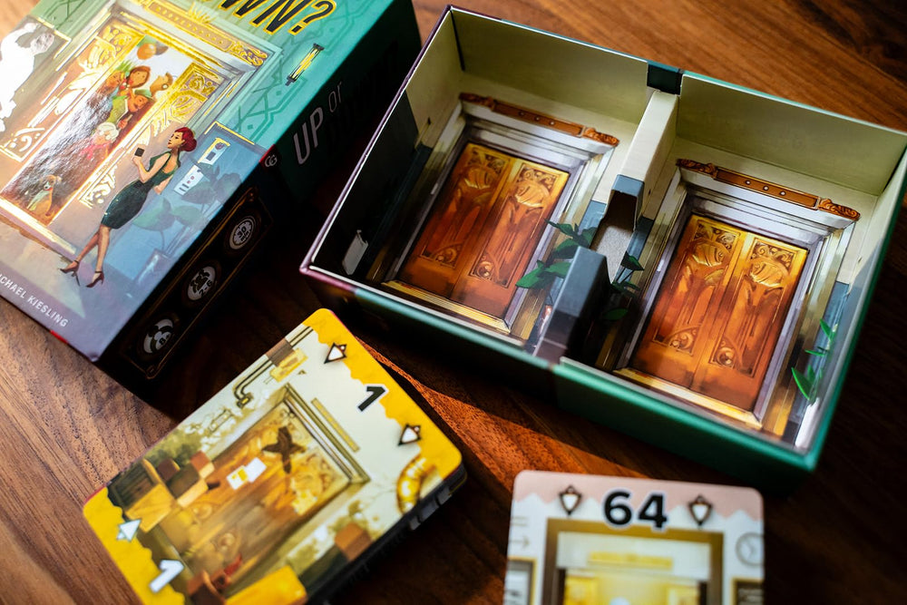 Capstone Up or Down travel-friendly box supports quick play anywhere.