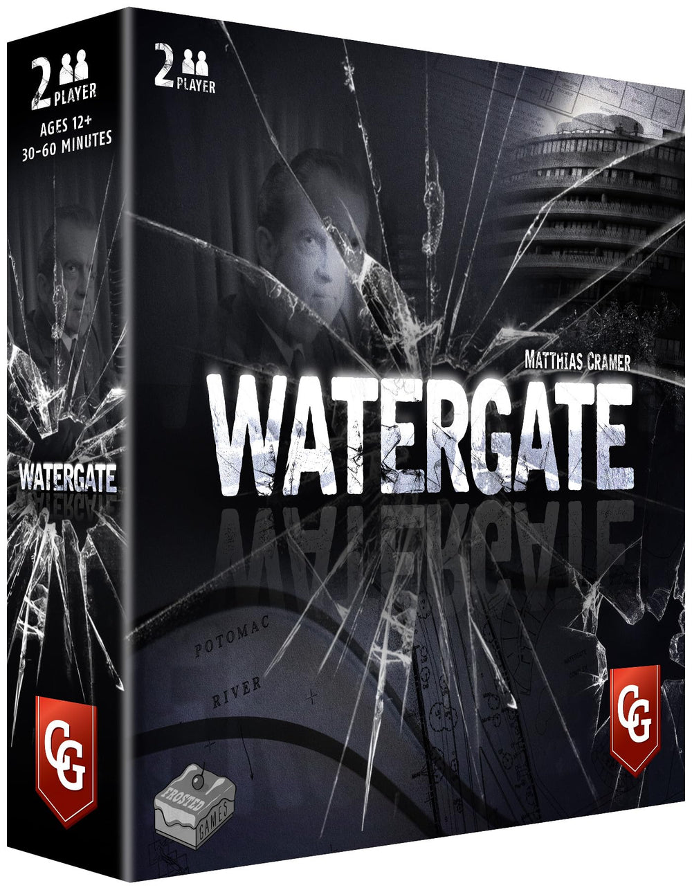 Capstone Games Watergate deck in action, showcasing card-driven strategy during a tense face-off.