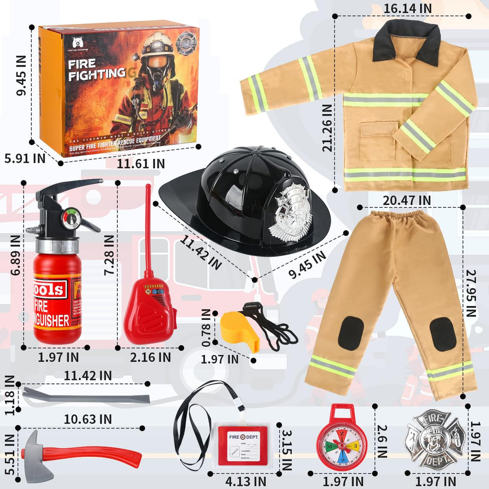 Captain Chaowing firefighter extinguisher that sprays water for realism during play