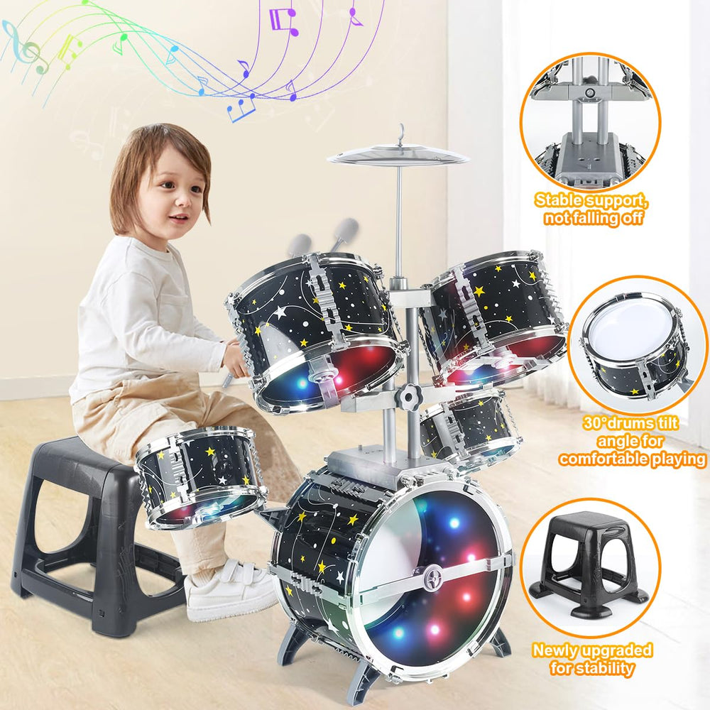 Captain Chaowing drumsticks with foam offer gentle touch for safe, comfy drumming