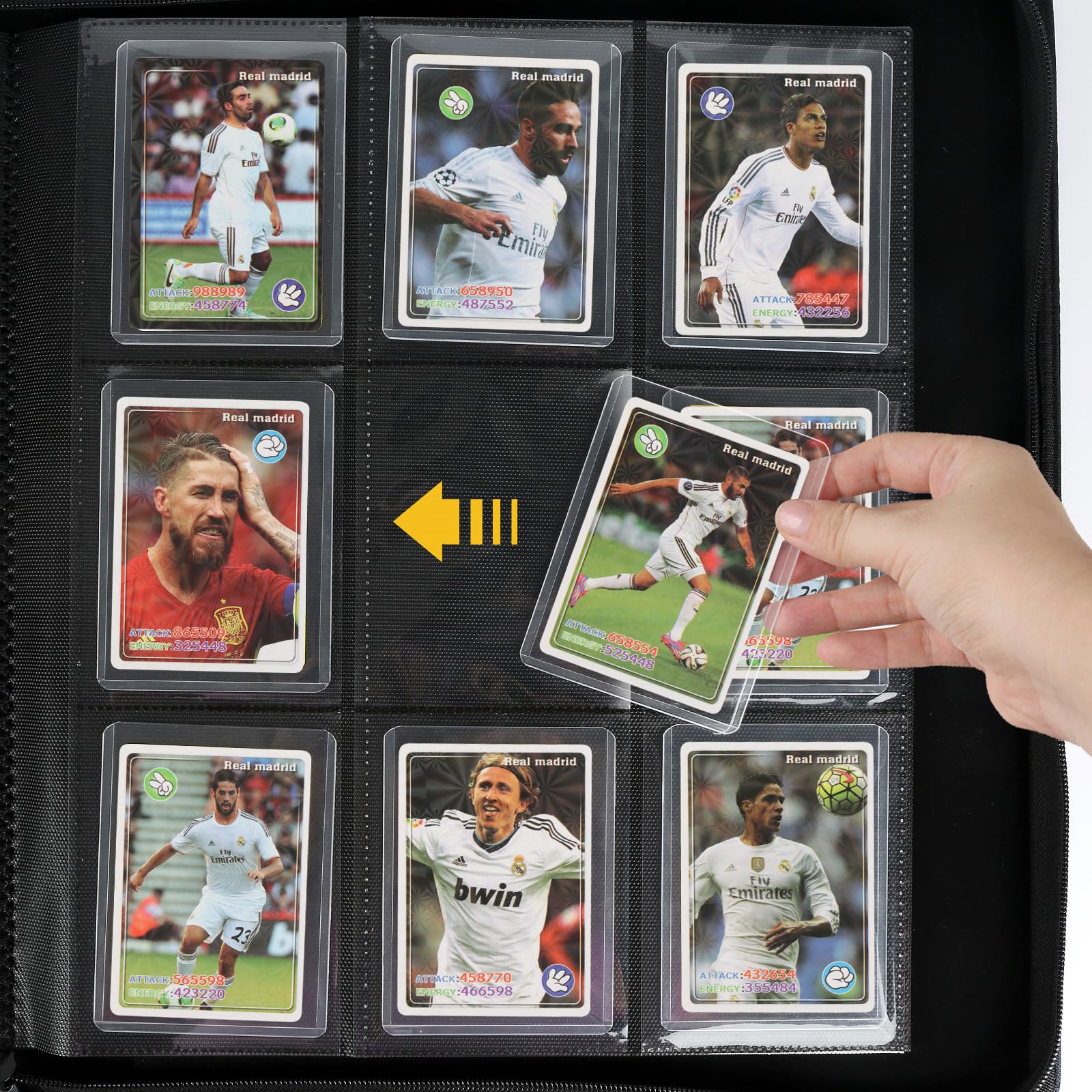 CARDBINDER PU leather close-up highlighting premium durability.
