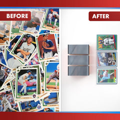 Cardboard Gold 35pt Toploader easy-insert design speeds loading.