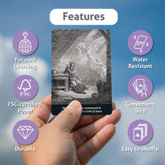 CARDDIA flash cards come with a full color reference sheet for organization