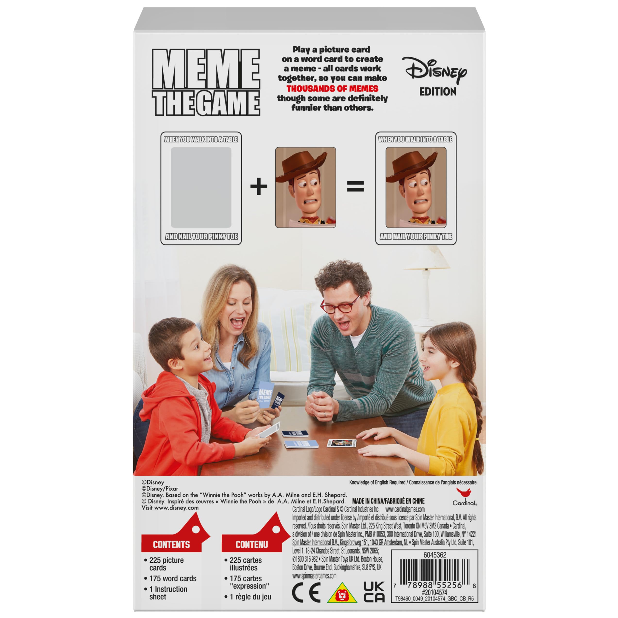 Cardinal Meme the Game includes 175 word cards for witty captions