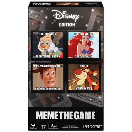 Cardinal Meme the Game Disney theme image for family game night fun