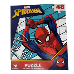 Cardinal Spider-Man 48-piece puzzle design 4 supports fine-motor skills while playing.
