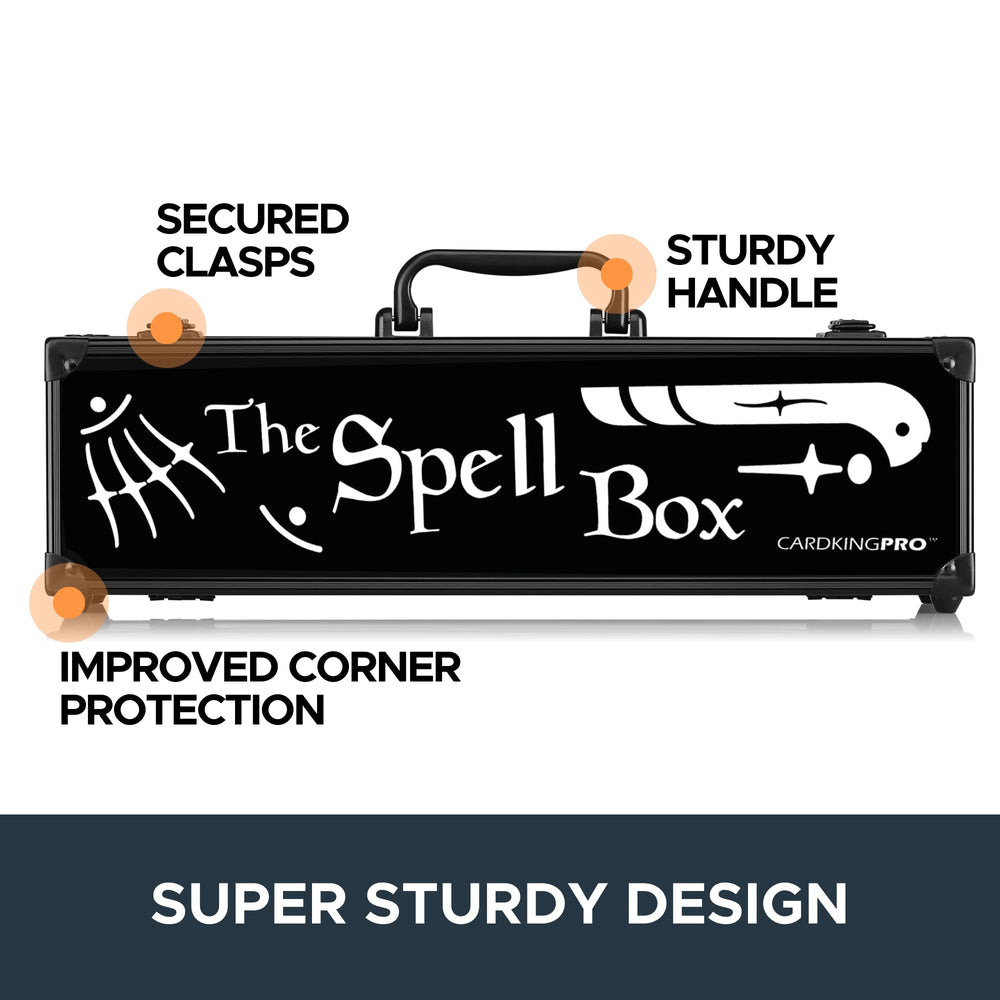 CardKingPro black aluminum shell highlighted for durability during travel.