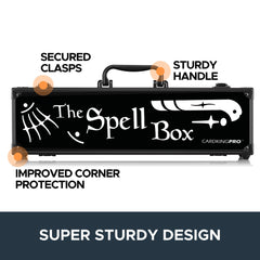 CardKingPro black aluminum shell highlighted for durability during travel.
