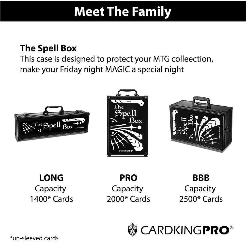 CardKingPro compact design helps organize loose unsleeved cards efficiently.