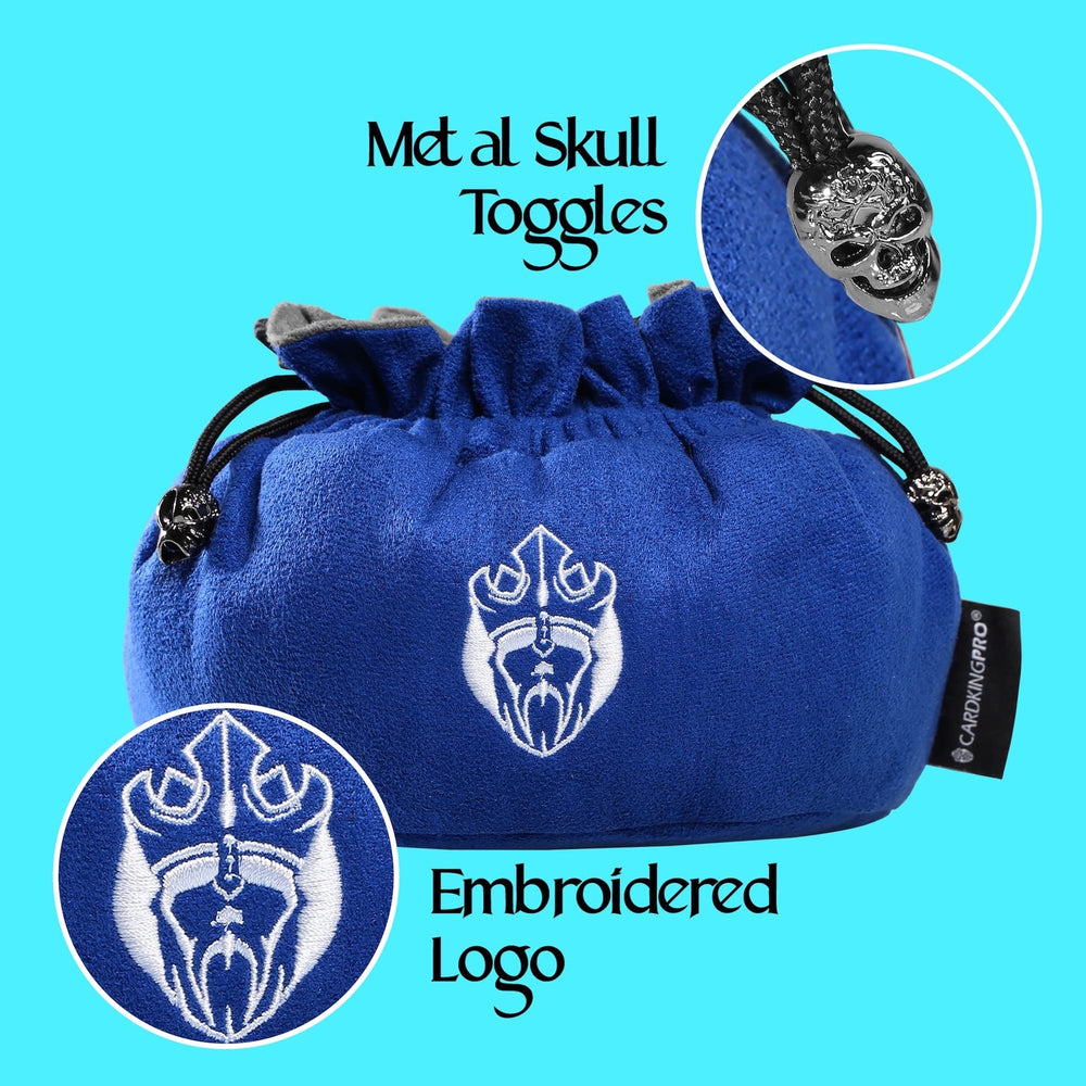 CardKingPro Immense Dice Bag Blue, UK design using superior materials.