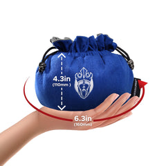 CardKingPro Immense Dice Bag Blue, ample space for gear and dice.